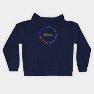 Hawaii Live Life Island Style Kids Hoodie